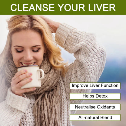 Natural Liver Care, Milk Thistle, Caffeine Free, Liver Detox Herbal Tea