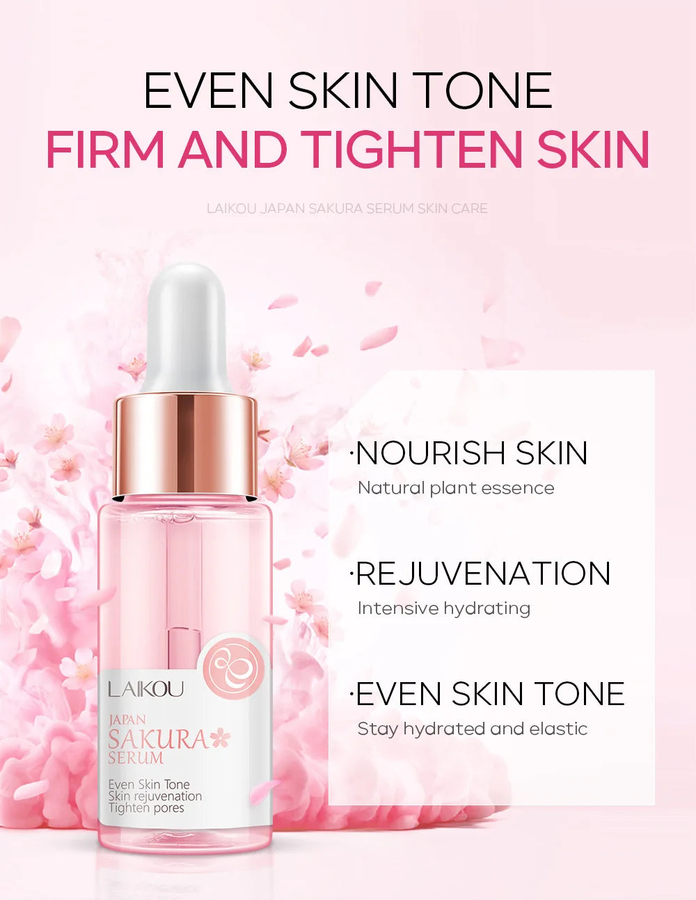 Sakura Glow Serum – Brighten & Smooth