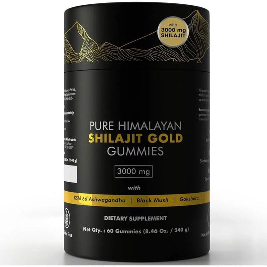 Himalayan Gold Shilajit Gummies- Effortless, Smooth, steady energy