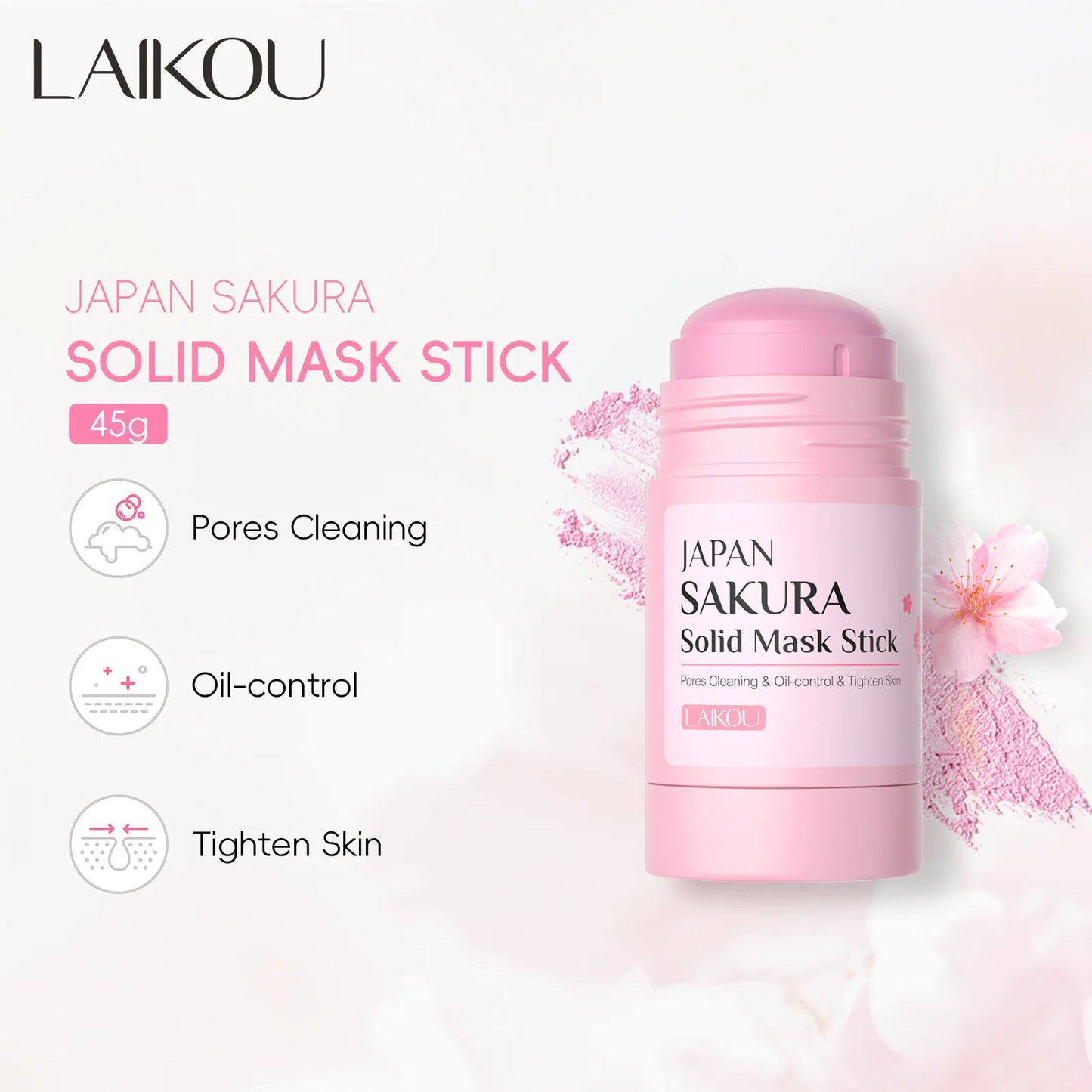 LAIKOU Sakura Blackhead & Oil Control Mask Stick