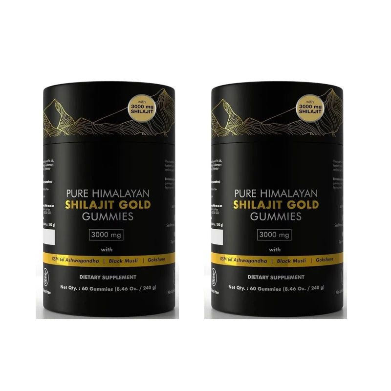 Himalayan Gold Shilajit Gummies- Effortless, Smooth, steady energy
