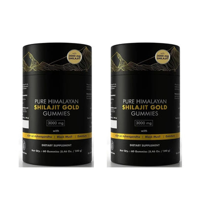 Himalayan Gold Shilajit Gummies- Effortless, Smooth, steady energy