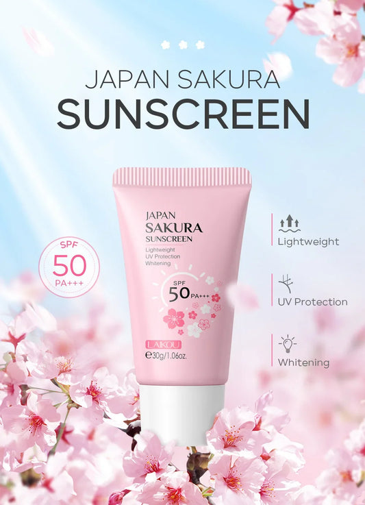 LAIKOU Sakura Korean Sun Shield SPF50+ Cream