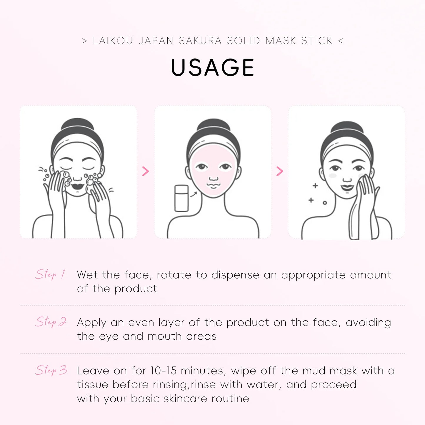 LAIKOU Sakura Blackhead & Oil Control Mask Stick