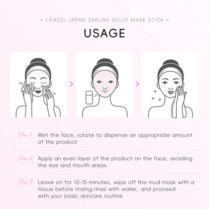 LAIKOU Sakura Blackhead & Oil Control Mask Stick