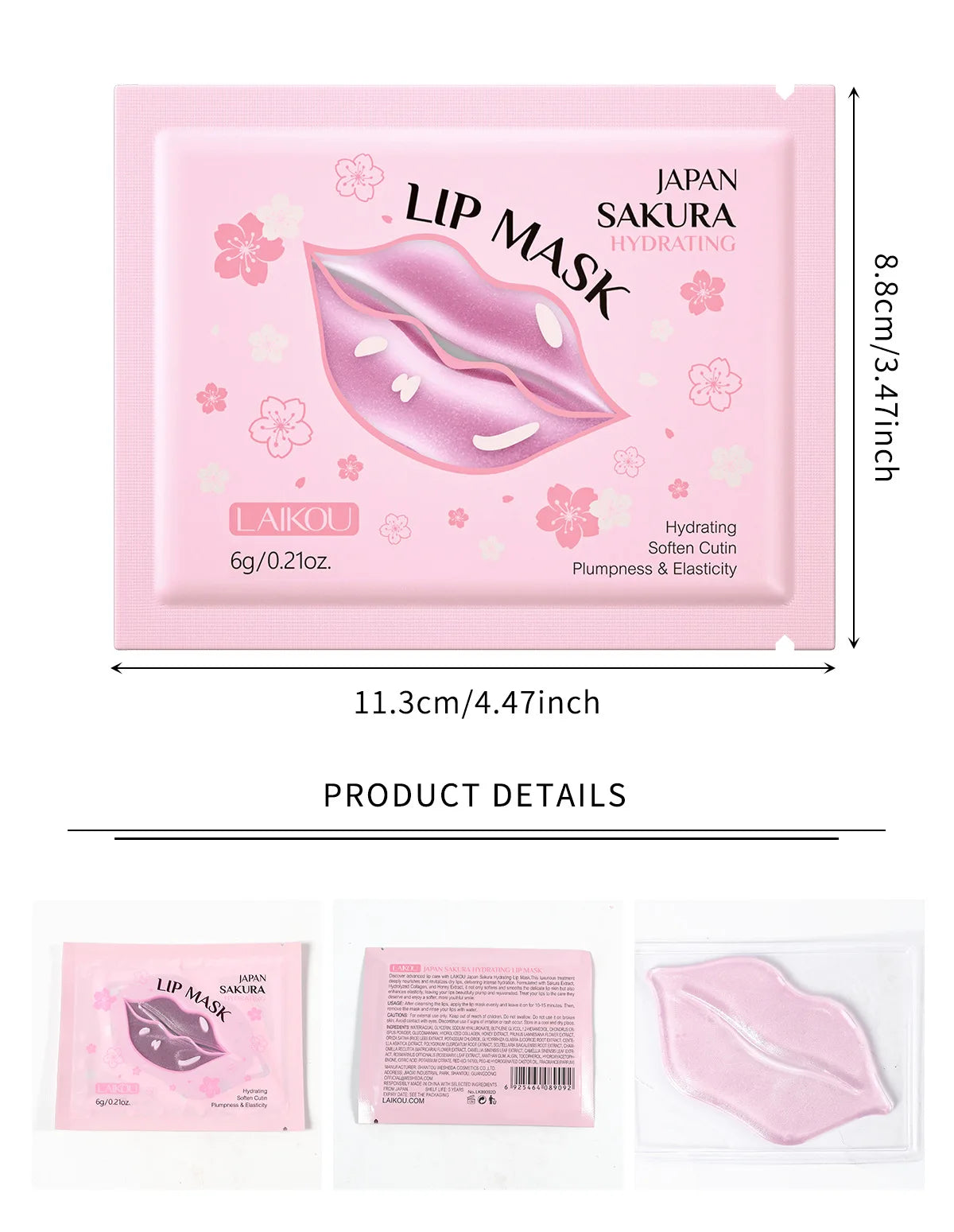 Japan Sakura Lip Repair Mask – Hydrate & Plump Overnight