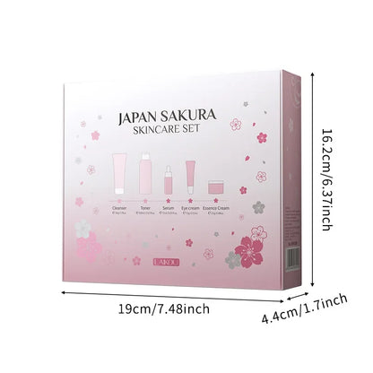 LAIKOU Sakura Glow Skincare Set (5-Piece)
