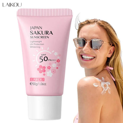 LAIKOU Sakura Korean Sun Shield SPF50+ Cream