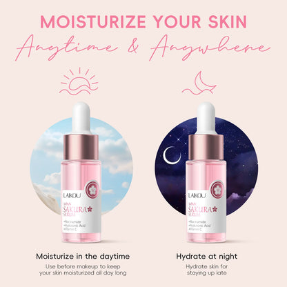 Sakura Glow Serum – Brighten & Smooth
