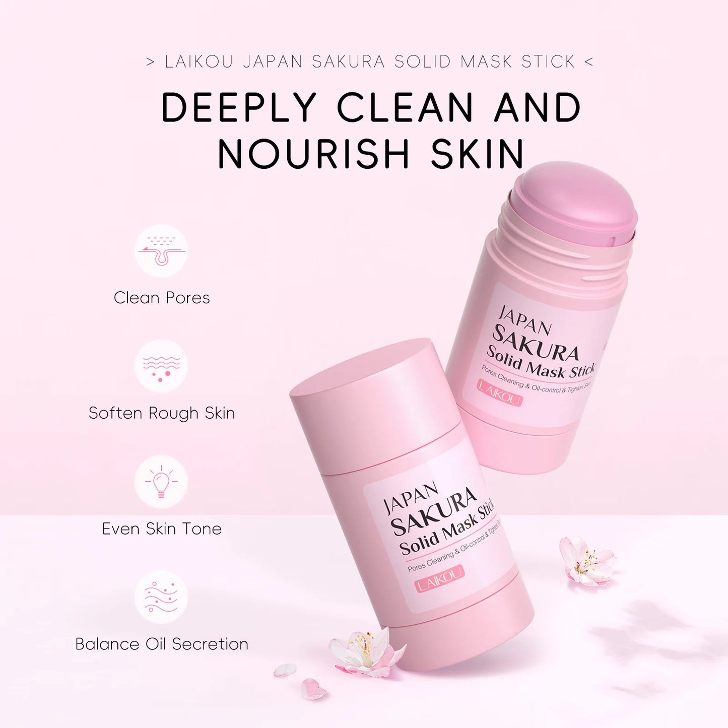 LAIKOU Sakura Blackhead & Oil Control Mask Stick