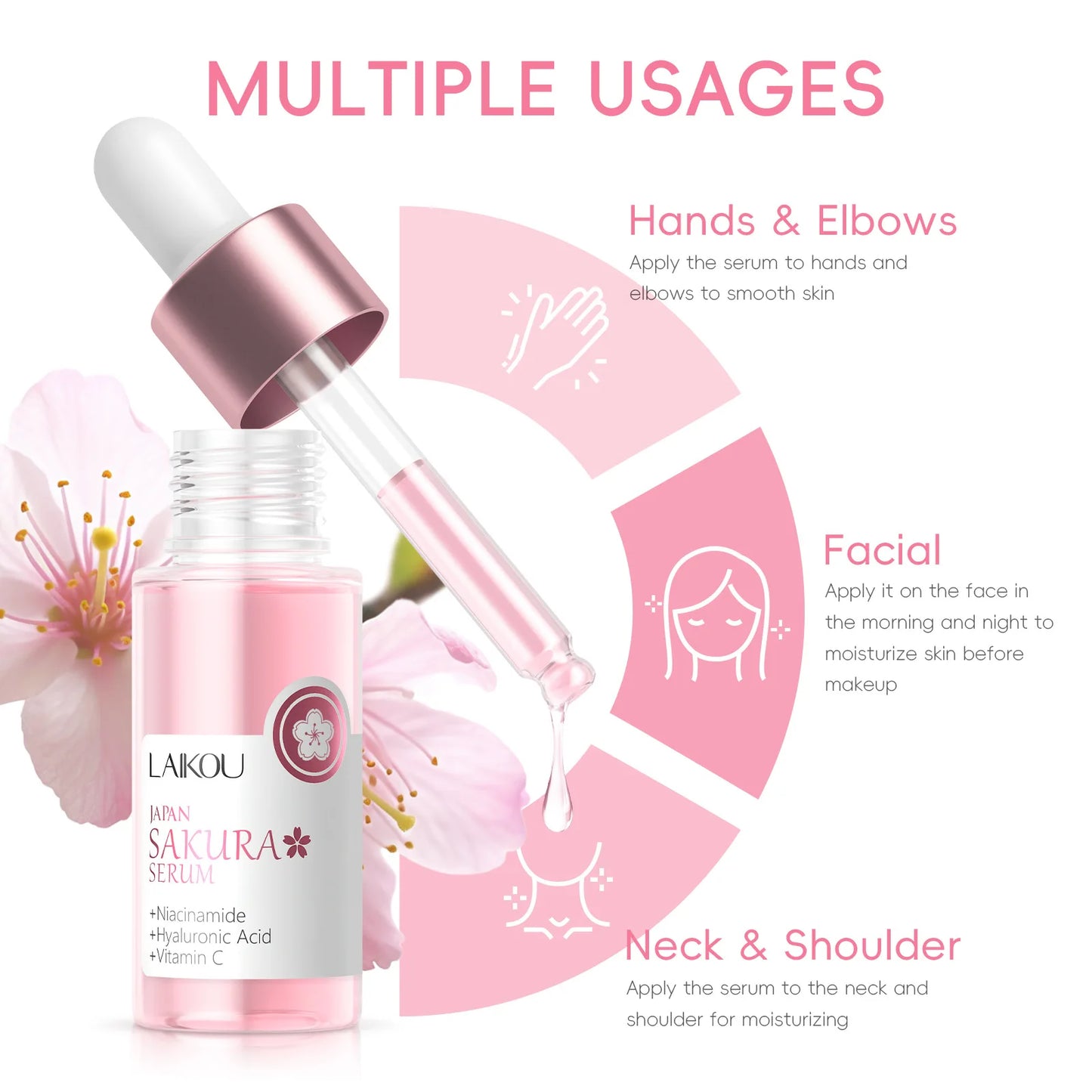 Sakura Glow Serum – Brighten & Smooth