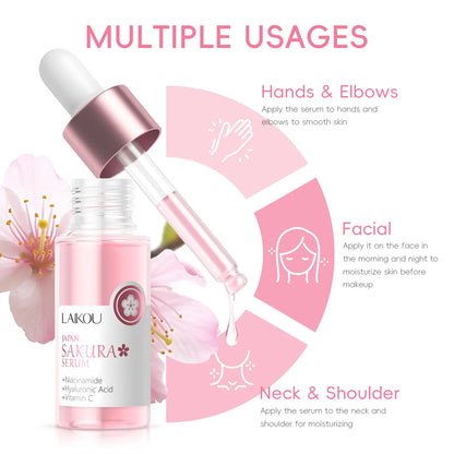 Sakura Glow Serum – Brighten & Smooth