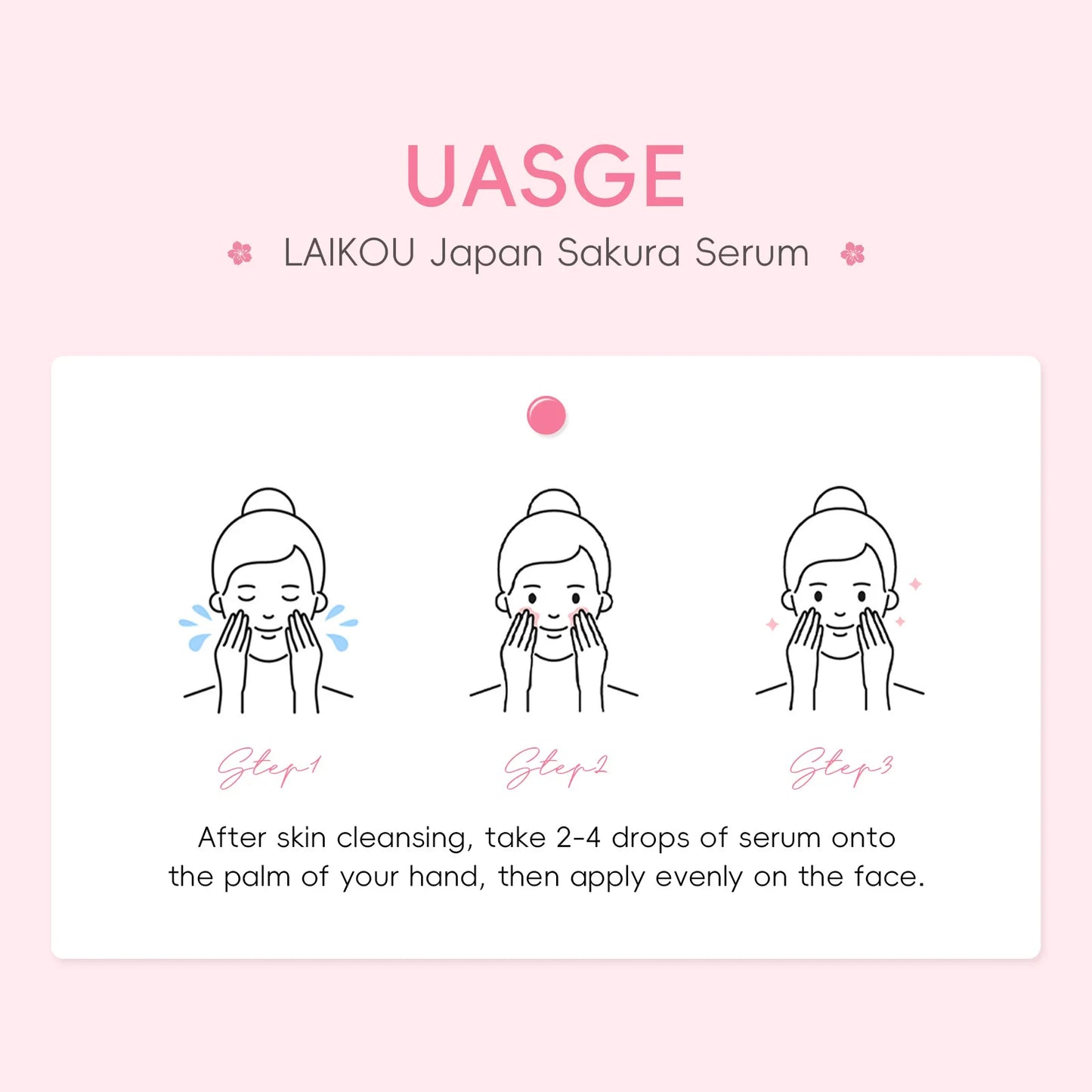 Sakura Glow Serum – Brighten & Smooth