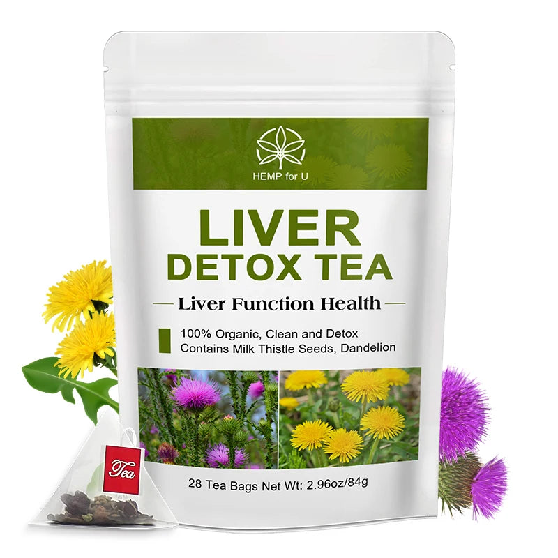 Natural Liver Care, Milk Thistle, Caffeine Free, Liver Detox Herbal Tea