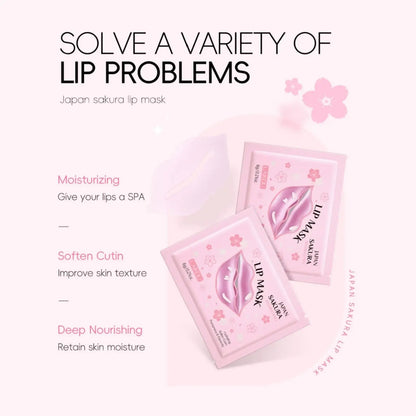 Japan Sakura Lip Repair Mask – Hydrate & Plump Overnight