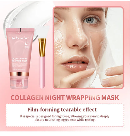 K‑Beauty collagen night face mask